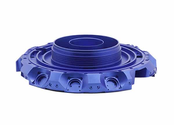 5-axis CNC machined part