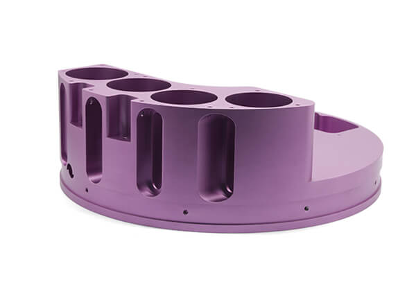 5-axis CNC machined part